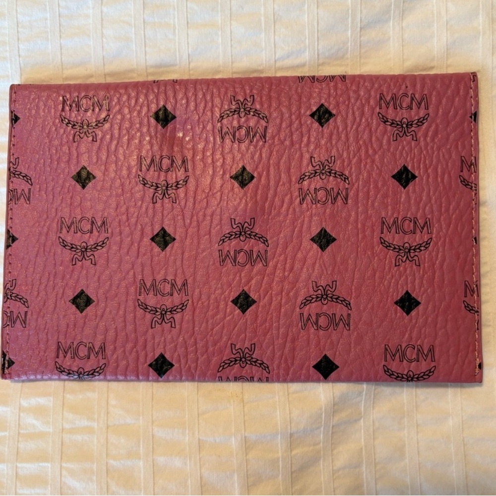 MCM Pink Logo Envelope Pouch -New. Additional colors available. - Picture 8 of 14